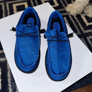 Hey Dude Men's Royal Blue Wally Shoes